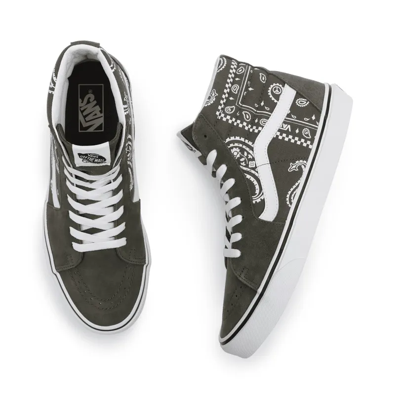 VANS Peace Paisley Sk8-hi Groen (VN0A5JMJB0F)