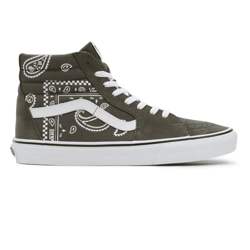 VANS Peace Paisley Sk8-hi Groen (VN0A5JMJB0F)