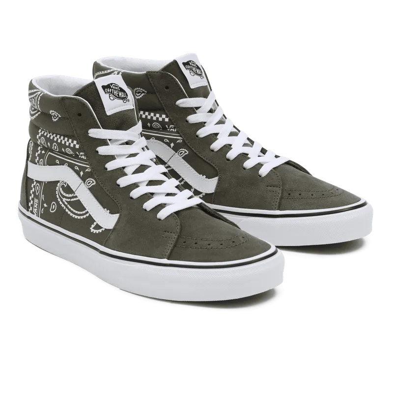 VANS Peace Paisley Sk8-hi Groen (VN0A5JMJB0F)