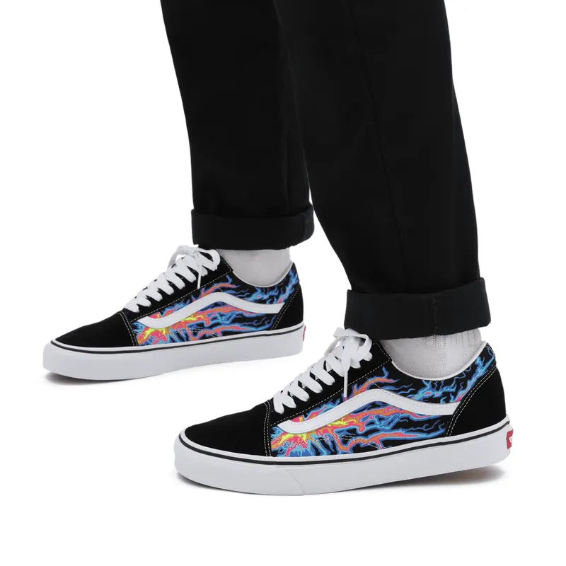 VANS Electric Flame Old Skool Zwart (VN0A5KRFB03)