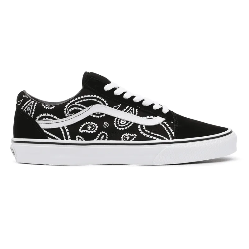 VANS Peace Paisley Old Skool Zwart (VN0A5KRFB0E)