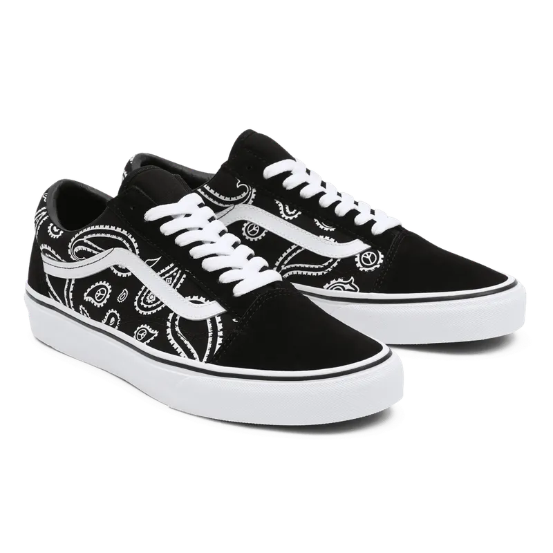 VANS Peace Paisley Old Skool Zwart (VN0A5KRFB0E)