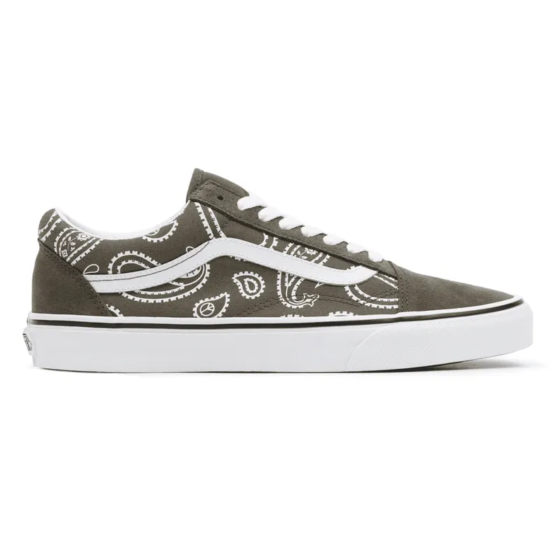 VANS Peace Paisley Old Skool Groen (VN0A5KRFB0F)