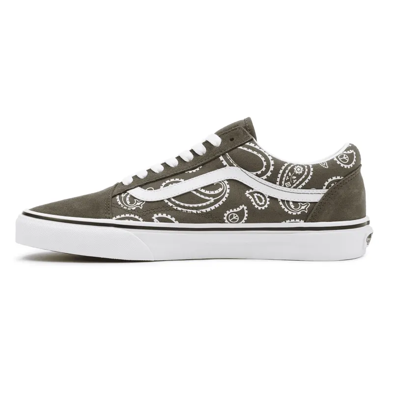 VANS Peace Paisley Old Skool Groen (VN0A5KRFB0F)