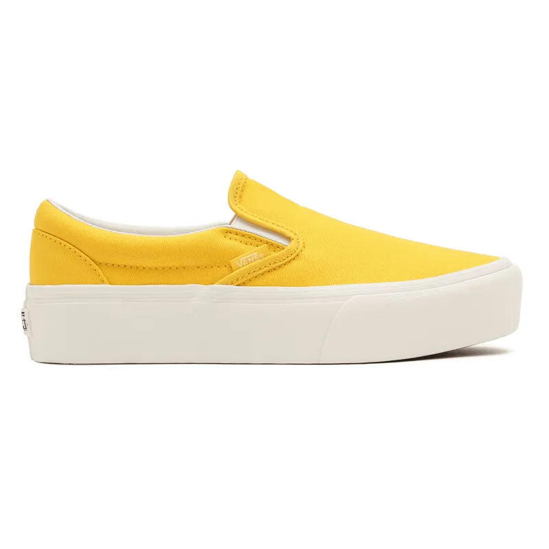 VANS Twill Classic Slip-on Platform Geel (VN0A5KXBB10)