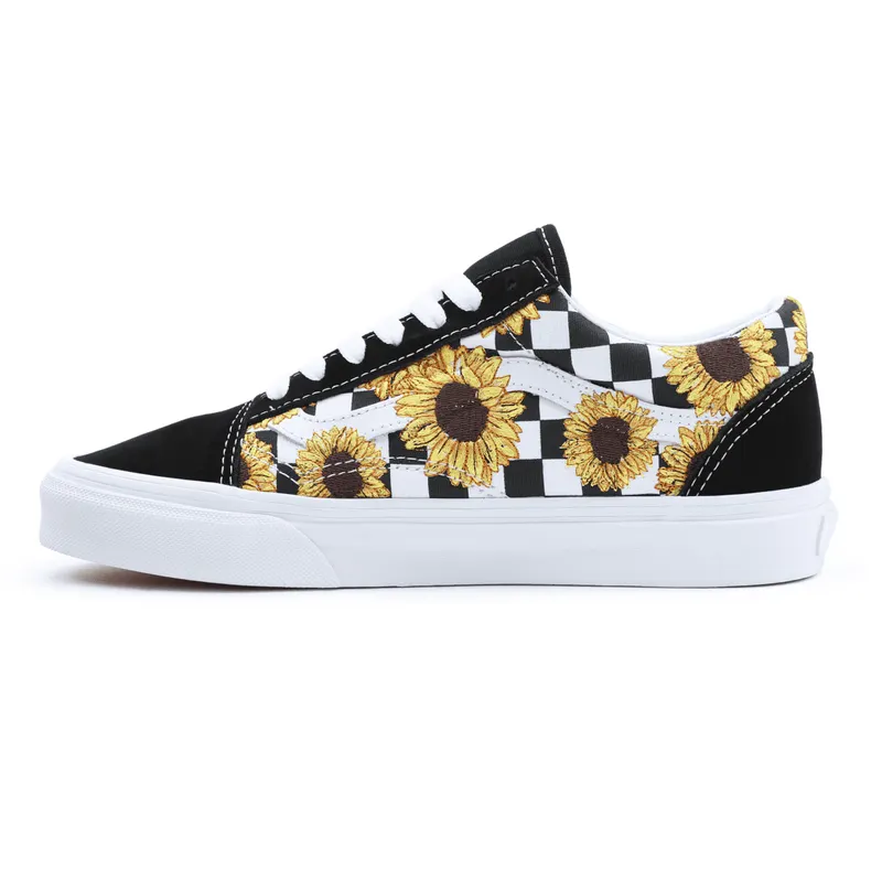 VANS Sunflower Embroidery Old Skool Zwart (VN0A7Q2J682)