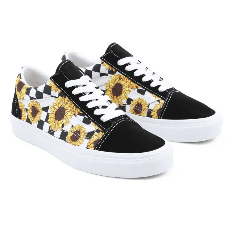 VANS Sunflower Embroidery Old Skool Zwart (VN0A7Q2J682)