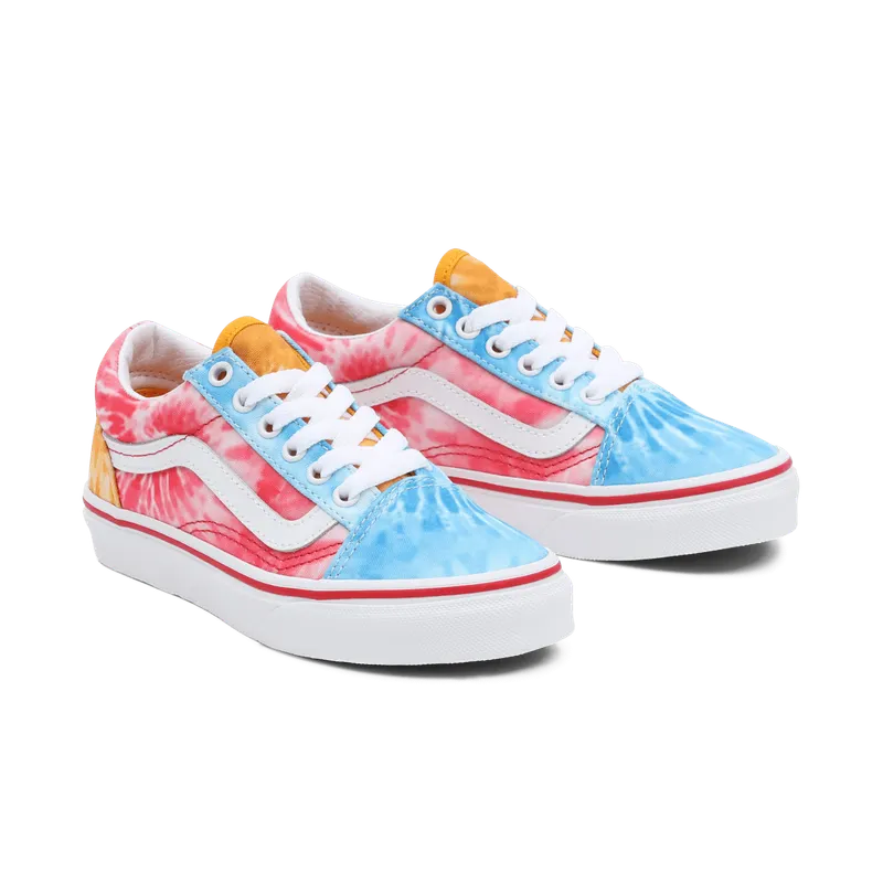 VANS Tie Dye Block Old Skool Kinderschoenen Multicolour (VN0A7Q5FABO)