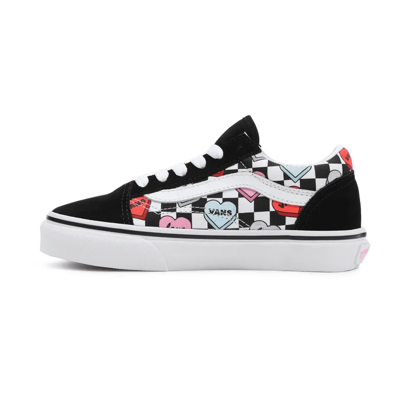 VANS Candy Hearts Old Skool Kinderschoenen Zwart (VN0A7Q5FABY)