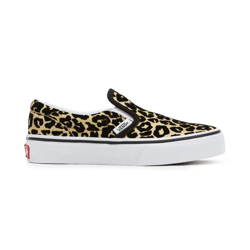 VANS Flocked Leopard Classic Slip-on Kinderschoenen Zwart (VN0A7Q5GABS)