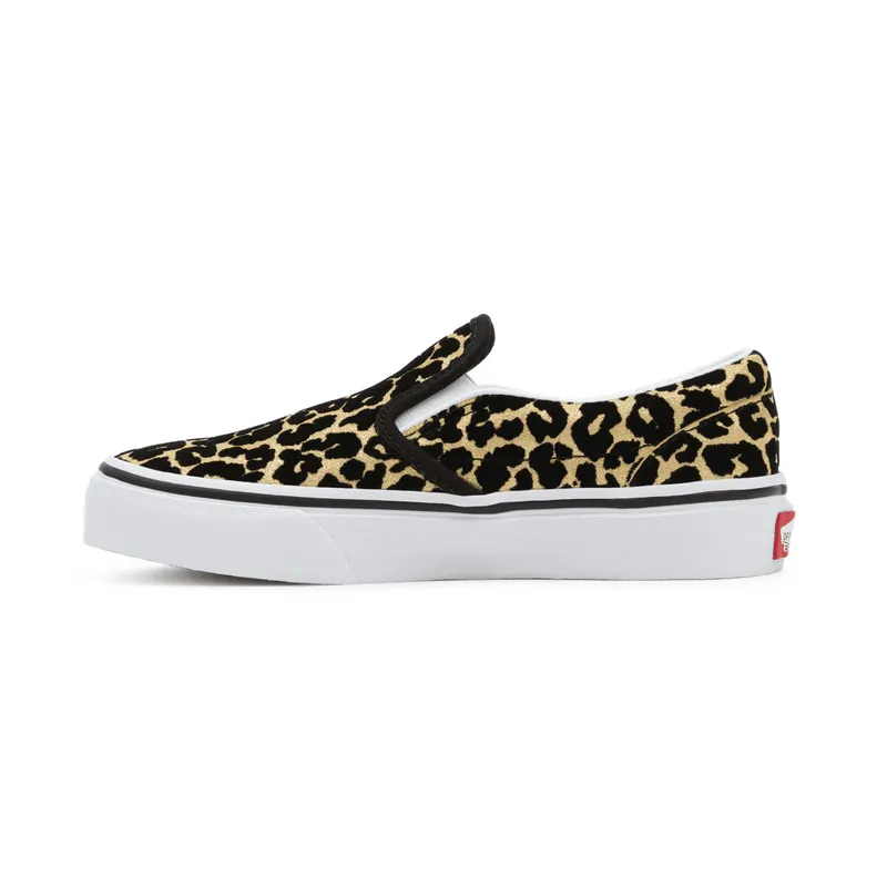 VANS Flocked Leopard Classic Slip-on Kinderschoenen Zwart (VN0A7Q5GABS)