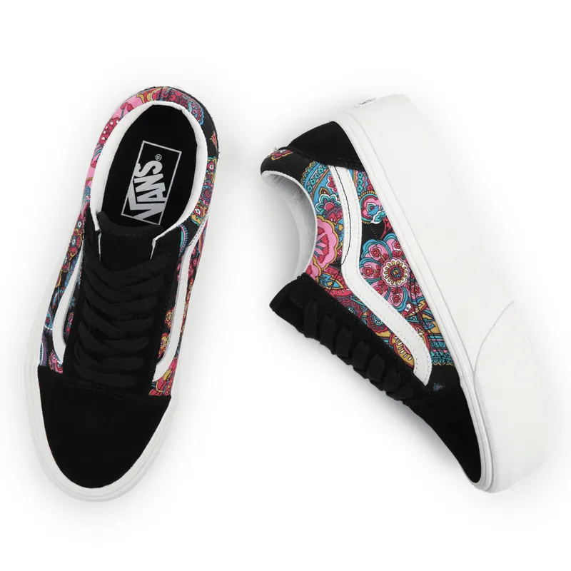 VANS Old Skool Stackform Zwart (VN0A7Q5MBLK)