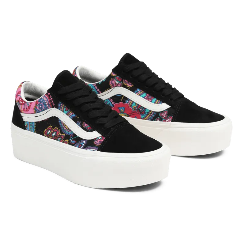 VANS Old Skool Stackform Zwart (VN0A7Q5MBLK)