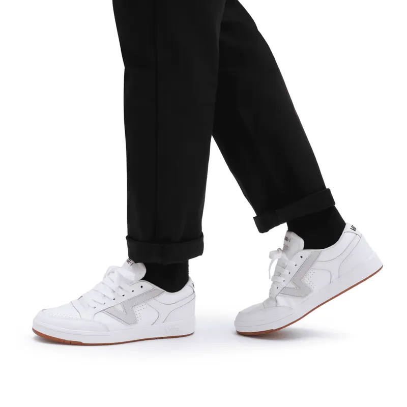 VANS Leather Lowland Comfycush Grijs (VN0A7TNLB41)