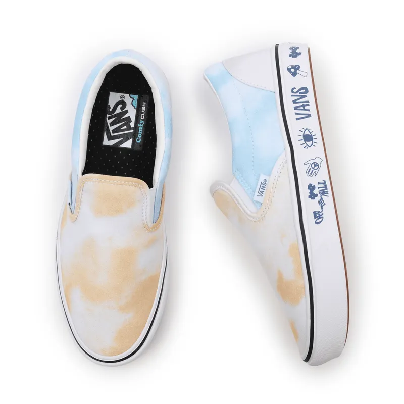 VANS Pastel Tie Dye Comfycush Slip-on Wit (VN0A7TNMB1Y)