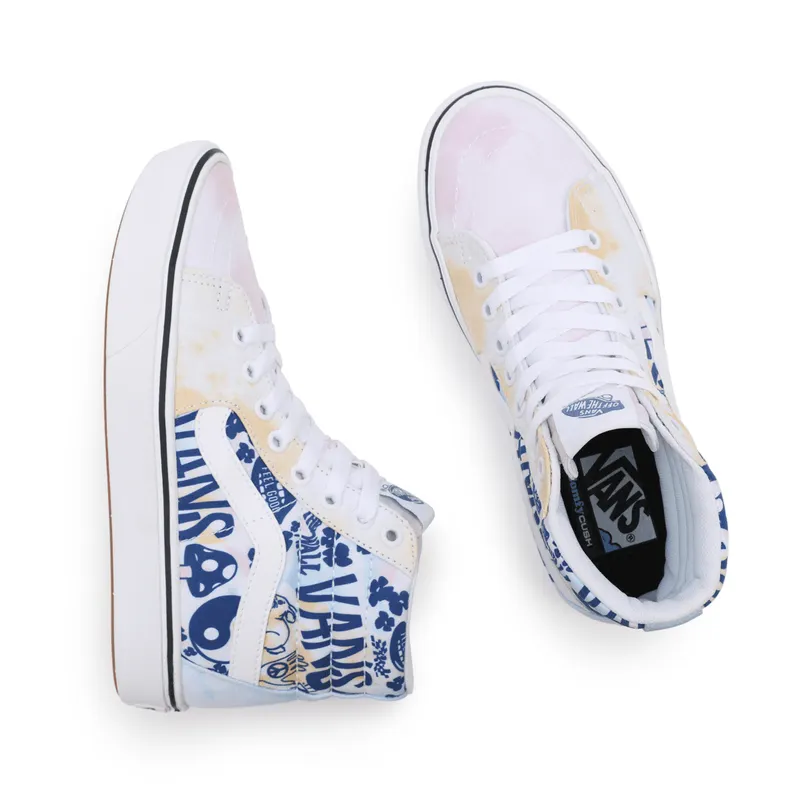 VANS Pastel Tie Dye Comfycush Sk8-hi Wit (VN0A7TNOB1Y)