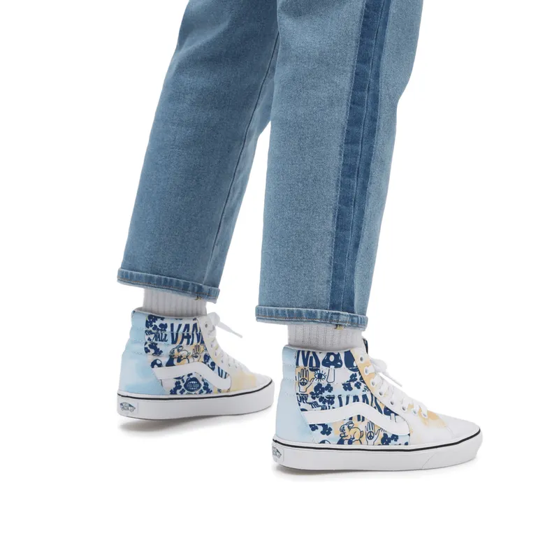 VANS Pastel Tie Dye Comfycush Sk8-hi Wit (VN0A7TNOB1Y)