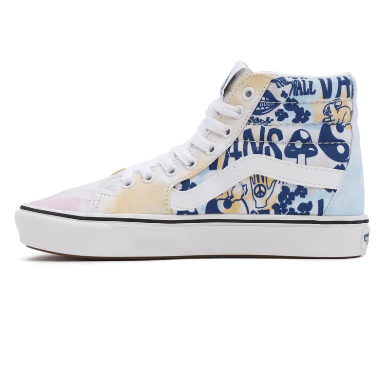 VANS Pastel Tie Dye Comfycush Sk8-hi Wit (VN0A7TNOB1Y)