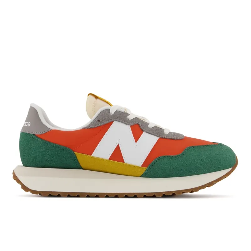 New Balance 237 Team Forest Green / Poppy (GS237V1-38125)