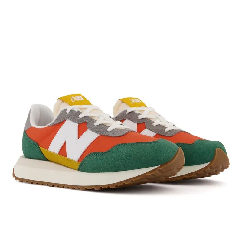 New Balance 237 Team Forest Green / Poppy (GS237V1-38125)