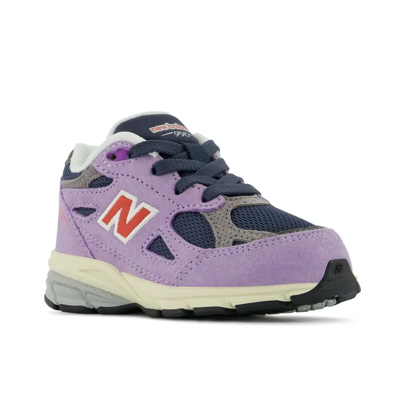 New Balance 990v3 Raw Amethyst / Team Orange (IC990V3-38699)