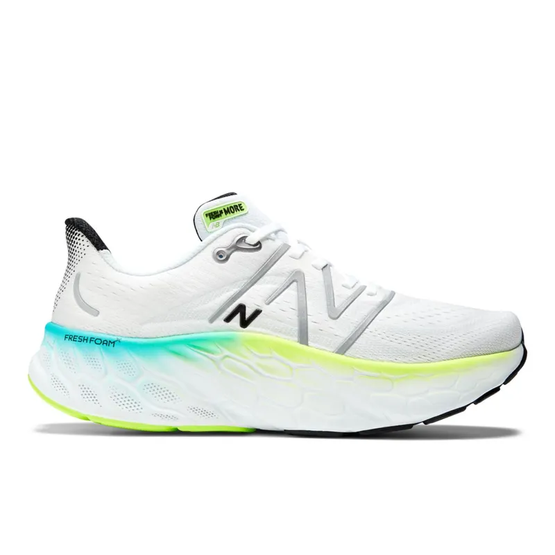 New Balance Fresh Foam X More v4 White / Electric Teal (MMORV4-39151)