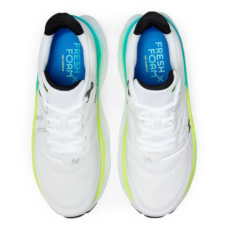 New Balance Fresh Foam X More v4 White / Electric Teal (MMORV4-39151)