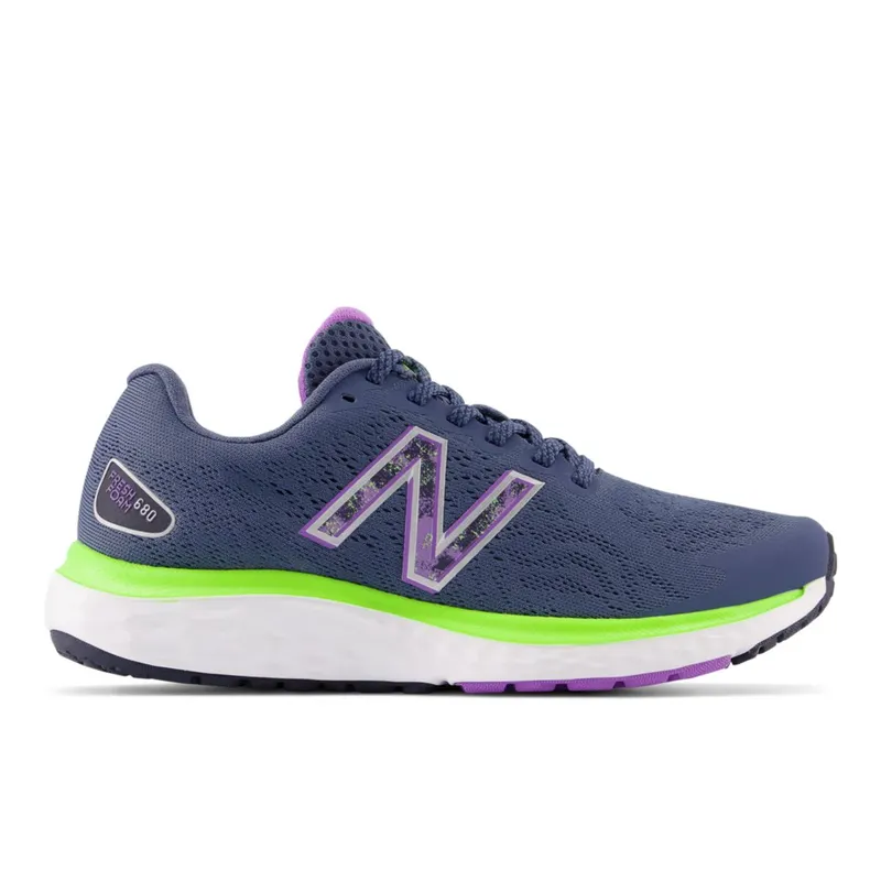 New Balance Fresh Foam 680v7 Vintage Indigo / Pixel Green / Electric Purple (W680V7-42488)