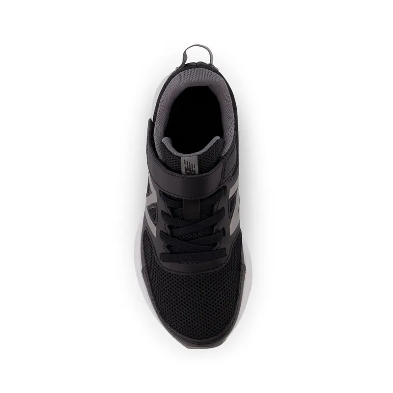 New Balance 570v3 Bungee Lace with Top Strap Black / Castlerock (YT570V3-38987)