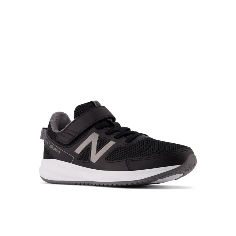 New Balance 570v3 Bungee Lace with Top Strap Black / Castlerock (YT570V3-38987)