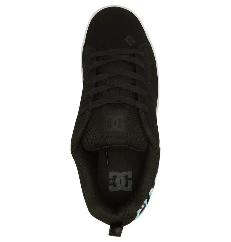 DC Shoes Court Graffik black/c blue plaid (300678-BKL)
