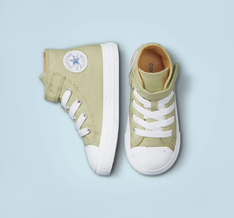 Converse Chuck Taylor All Star Easy-On Speckled Olive Aura/cyber Mango/wit (A00384C)