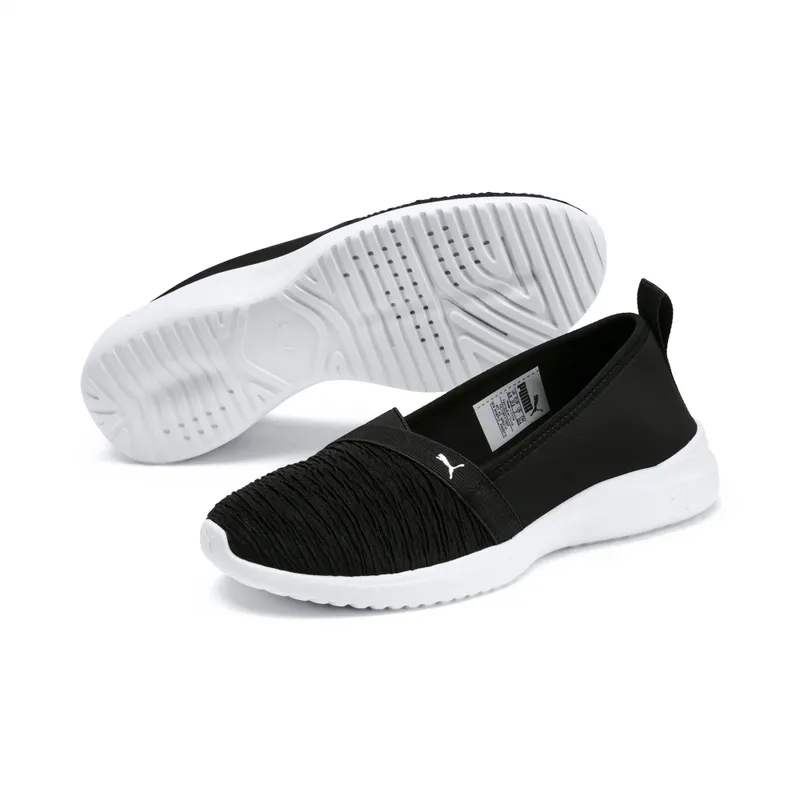 Puma Adelina Slip-On Zilver/Zwart (369621-01)