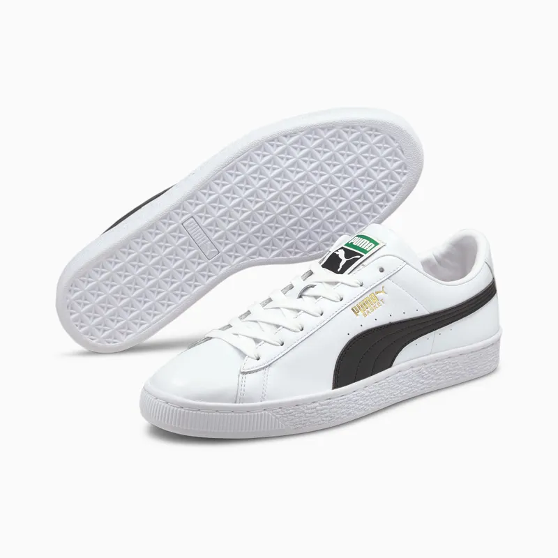 Puma Basket Classic XXI Wit/Zwart (374923-02)