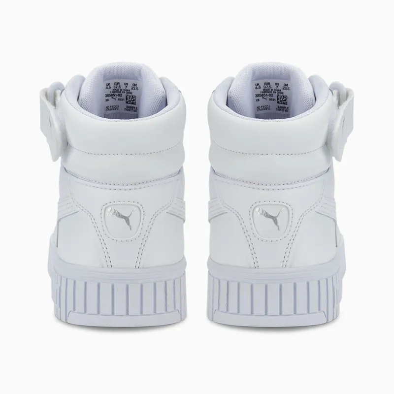 Puma Carina 2.0 Mid Women Zilver/Wit (385851-02)
