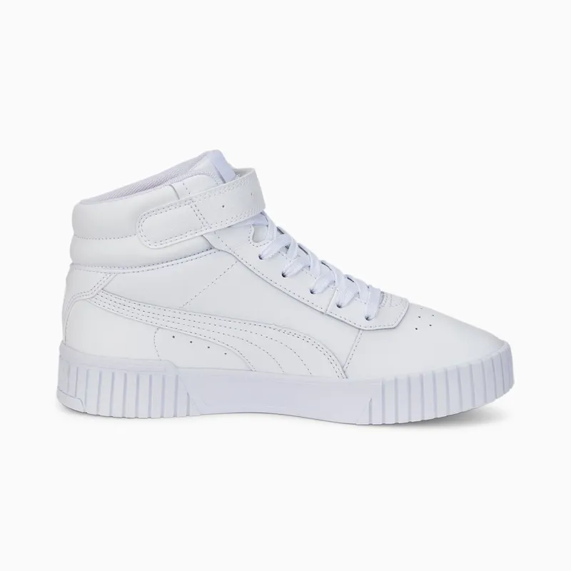 Puma Carina 2.0 Mid Women Zilver/Wit (385851-02)
