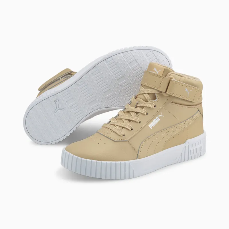 Puma Carina 2.0 Mid Women Wit/Zilver (385851-04)