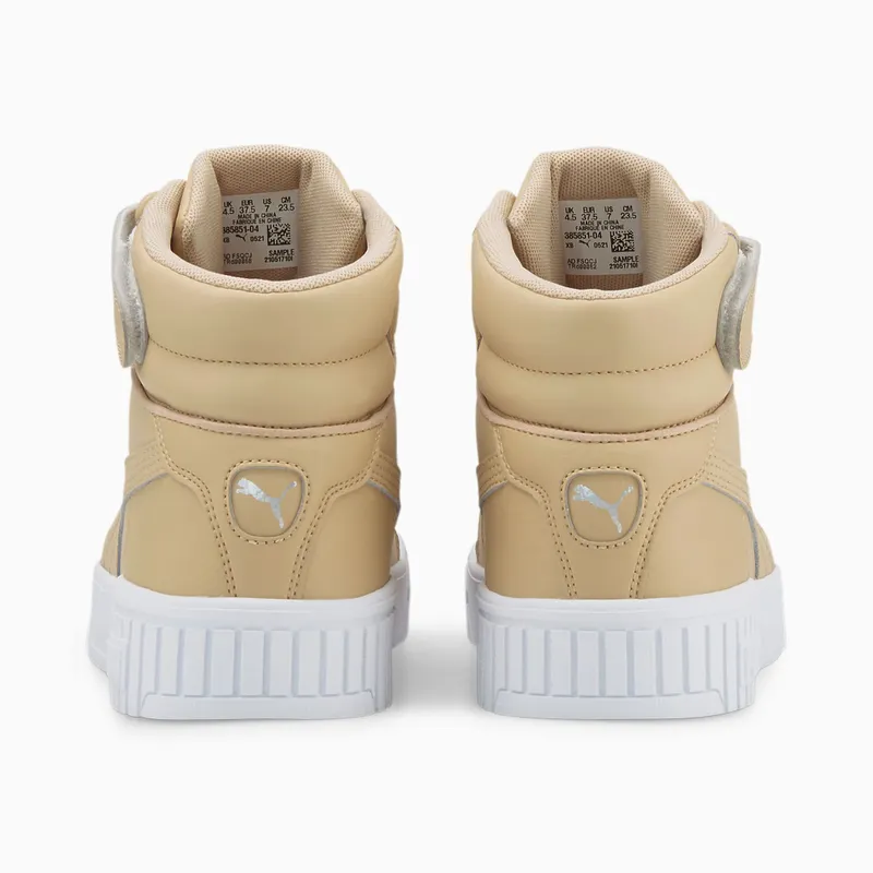 Puma Carina 2.0 Mid Women Wit/Zilver (385851-04)
