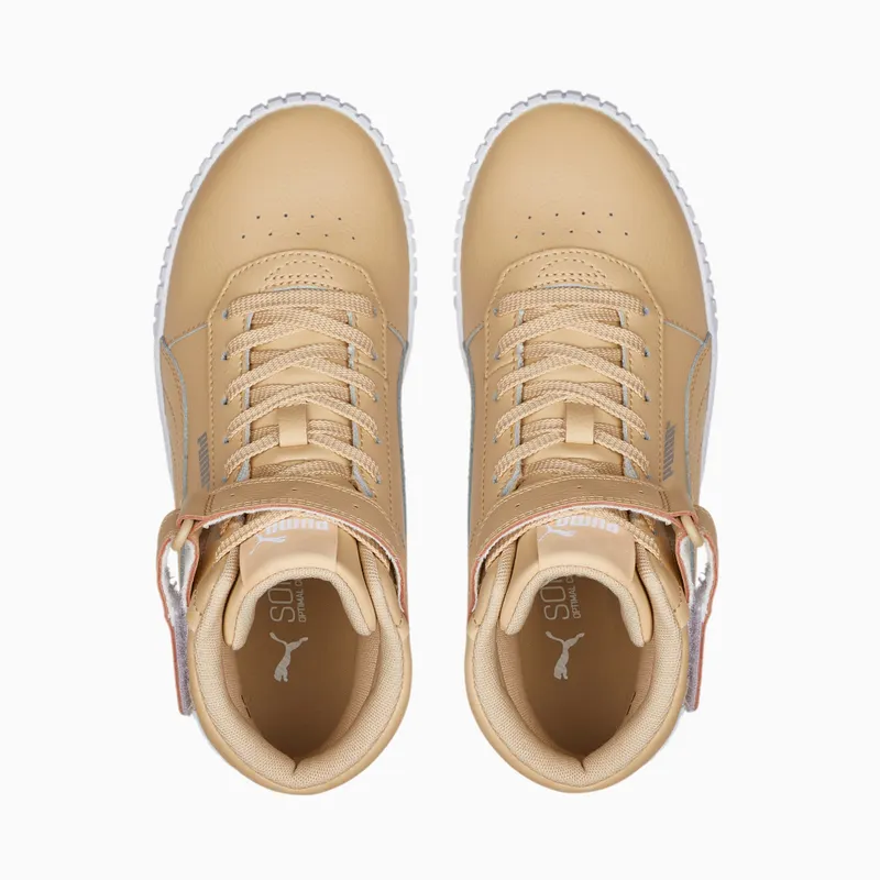 Puma Carina 2.0 Mid Women Wit/Zilver (385851-04)