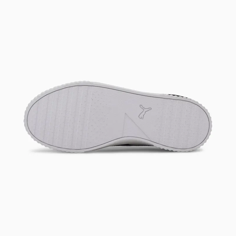 Puma Carina leren Zilver/Zwart/Wit (370325-21)