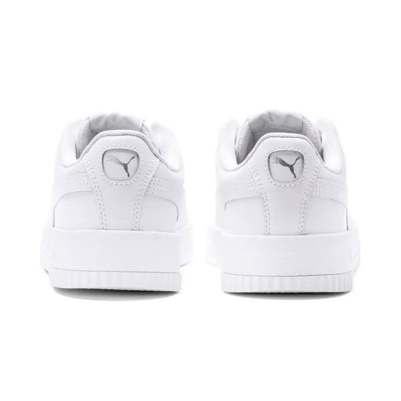 Puma Carina leren Zilver/Wit (370325-02)