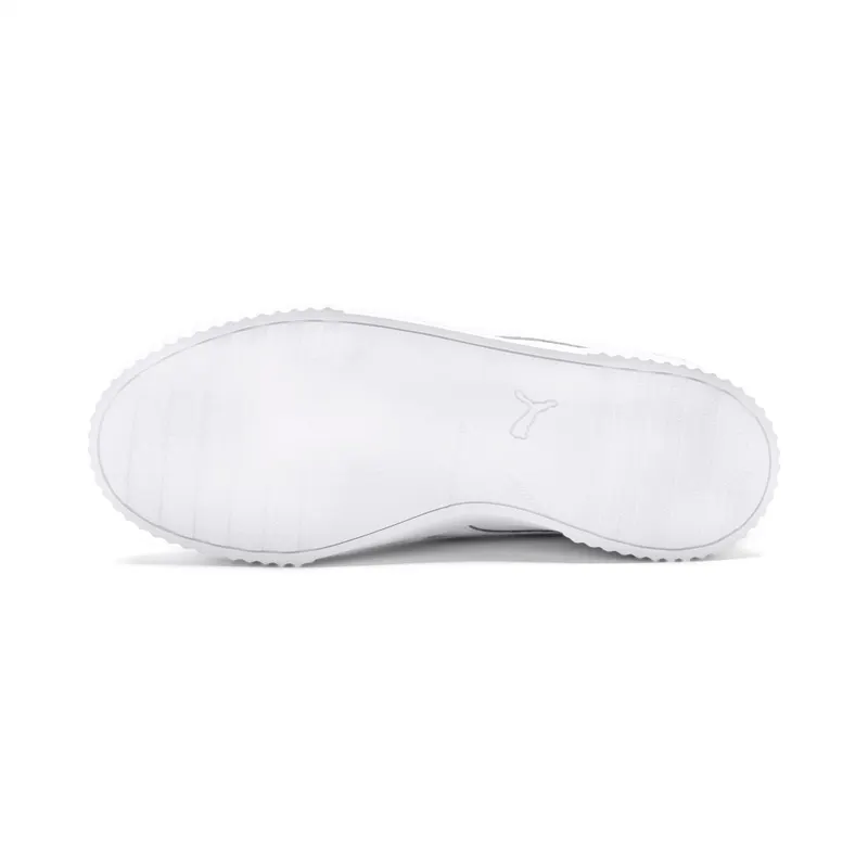 Puma Carina leren Zilver/Wit (370325-02)