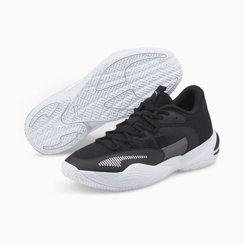 Puma Court Rider 2.0 basketbalschoenen Wit/Zwart (376646-09)