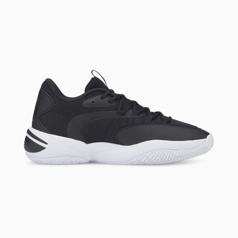 Puma Court Rider 2.0 basketbalschoenen Wit/Zwart (376646-09)