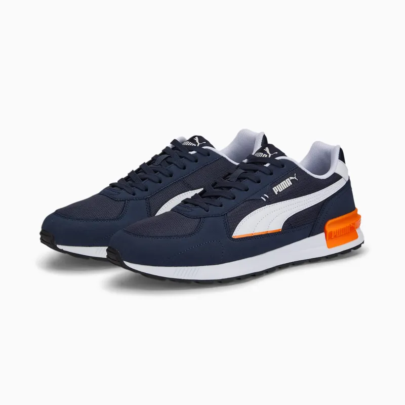 Puma Graviton Grijs/Wit/Oranje (380738-22)