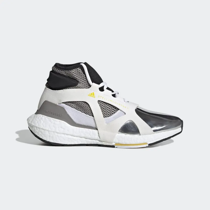 adidas adidas by Stella McCartney Ultraboost 21 Cloud White / Silver Metallic / Eqt Yellow (H00099)