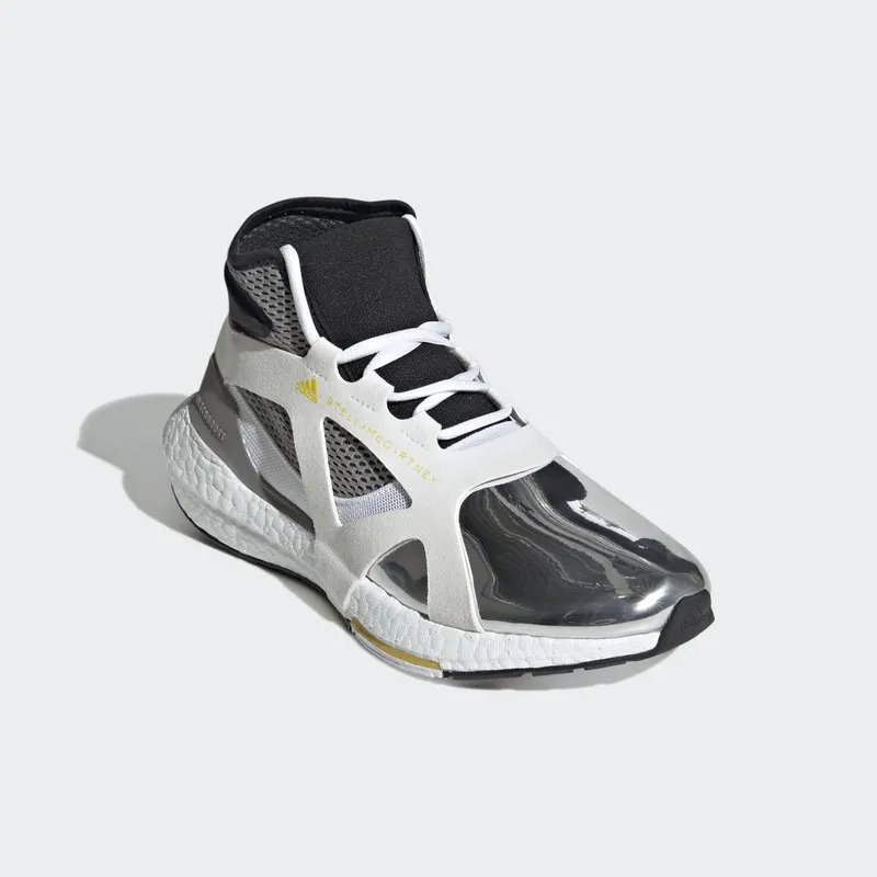 adidas adidas by Stella McCartney Ultraboost 21 Cloud White / Silver Metallic / Eqt Yellow (H00099)