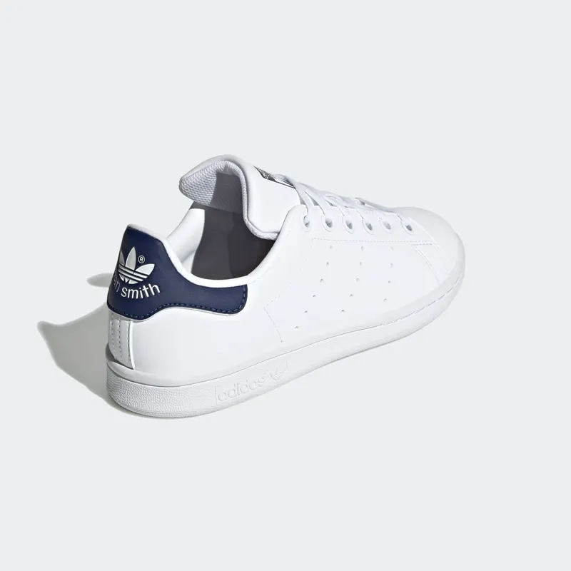 adidas Stan Smith Cloud White / Cloud White / Dark Blue (H68621)