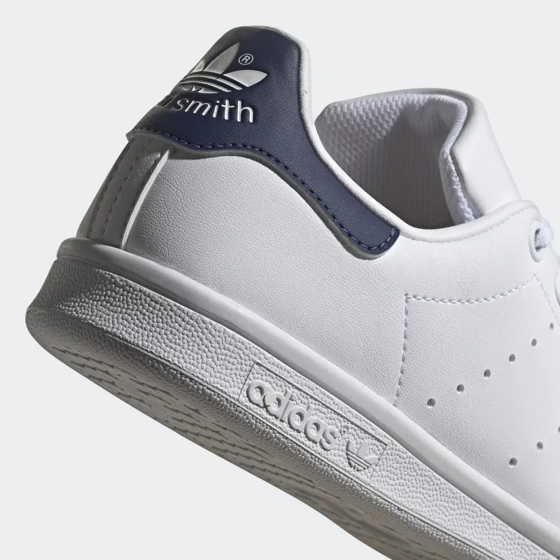 adidas Stan Smith Cloud White / Cloud White / Dark Blue (H68621)