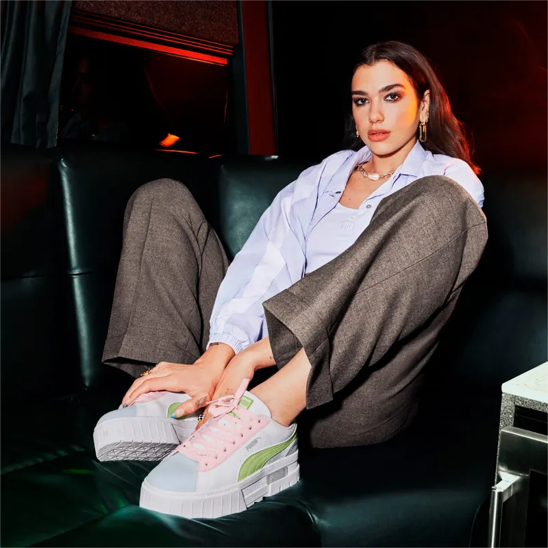 Puma Mayze Leather Wit (385591-02)